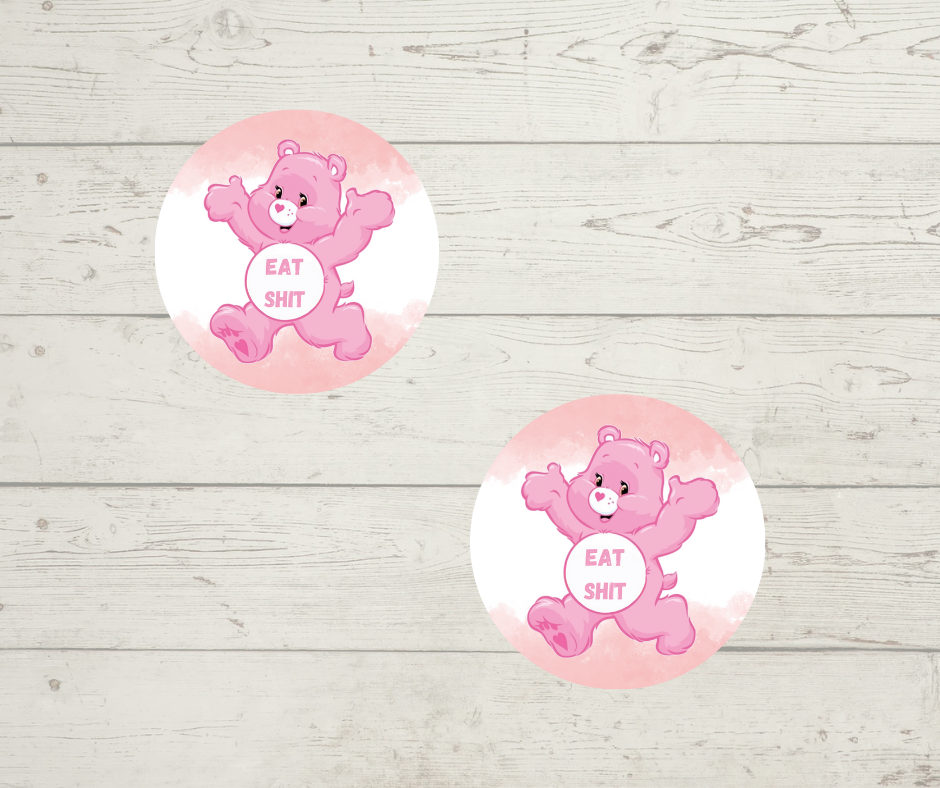 Swear Bear- Car Coasters