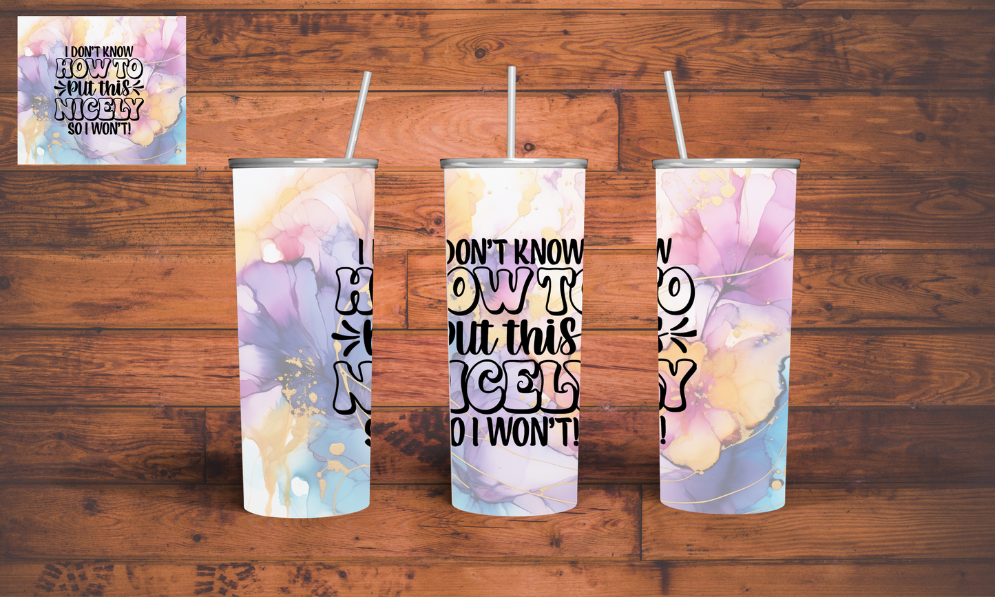 20oz Sassy Tumbler