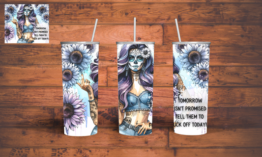 F off  Today  20 oz tumbler