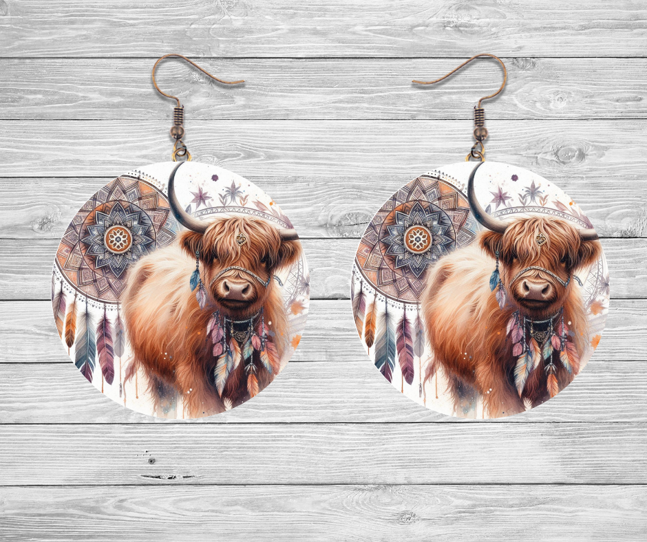 Free Spirit Round Earrings
