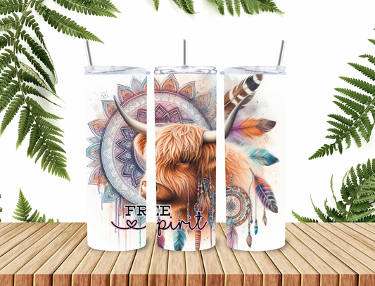 Free spirit boho Cow