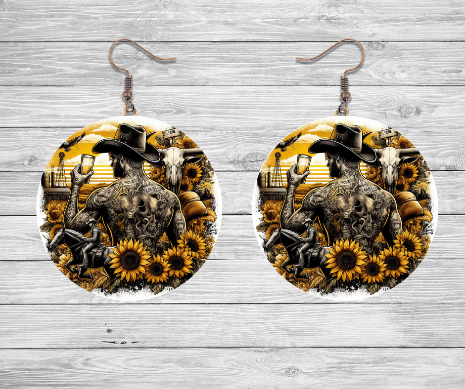 cowboy earrings